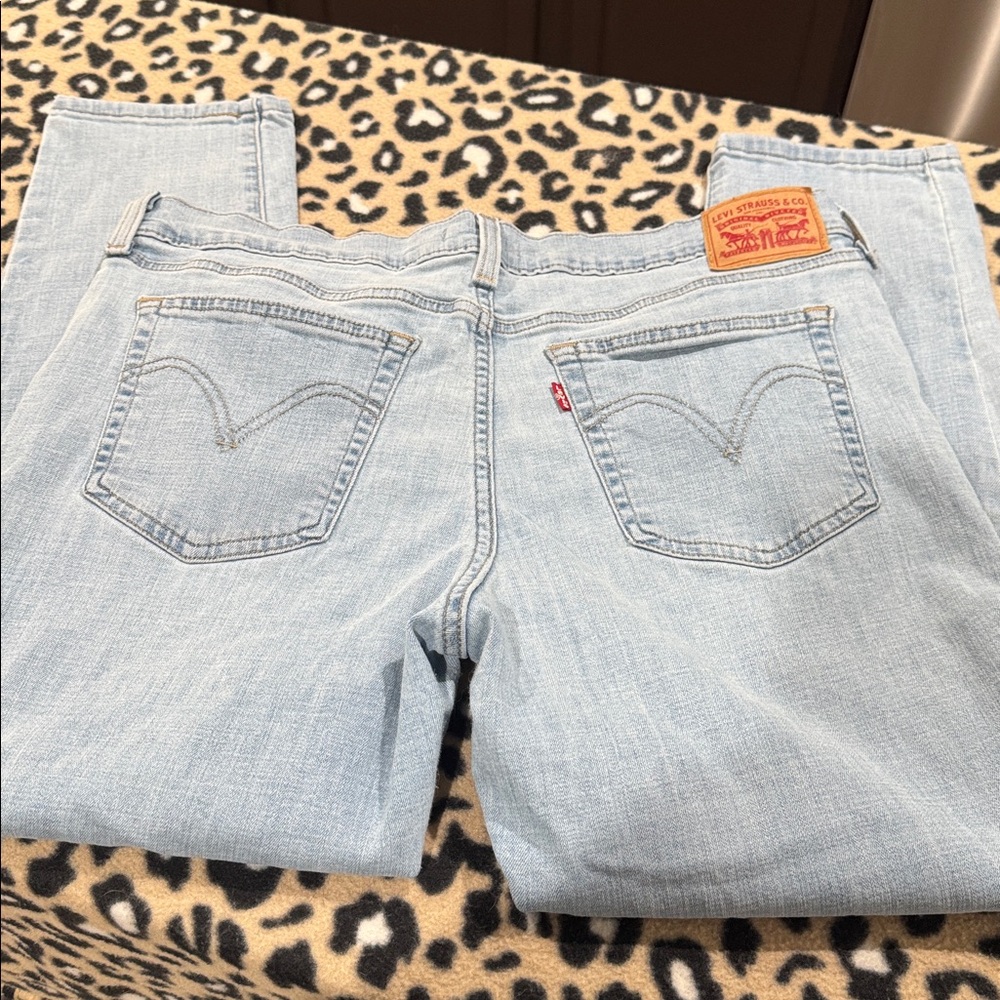 Levi's Sky Blue Boyfriend Jeans